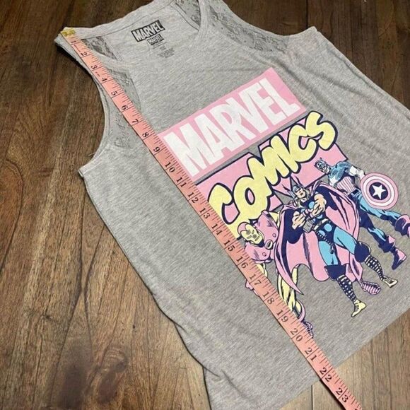 Junior’s Marvel Comic Book Tank Top - Picture 5 of 6